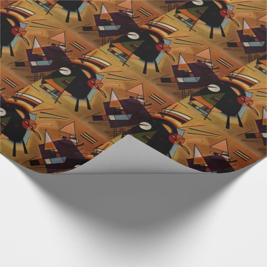 Papier Cadeau Violet noir Kandinsky (Coin)