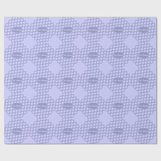 Papier Cadeau Violet pour Jenny Wrap (Plat)