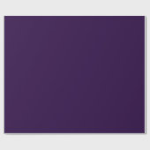 Papier Cadeau Violet profond minimaliste (Plat)
