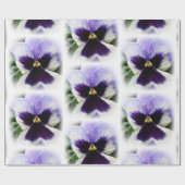 Papier Cadeau violet profond sur blanc (Plat)