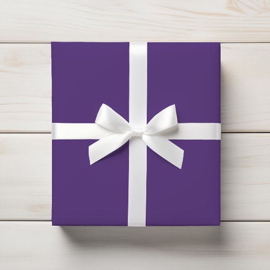 Papier Cadeau Violet riche Améthyste violet violet couleur solid