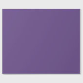 Papier Cadeau Violet riche Améthyste violet violet couleur solid (Plat)