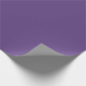 Papier Cadeau Violet riche Améthyste violet violet couleur solid (Coin)
