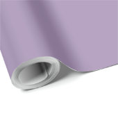 Papier Cadeau Violet solide minimaliste tendance (Coin rond)