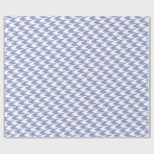 Papier Cadeau Violet Tulip & White Houndstooth Motif (Plat)