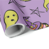 Papier Cadeau Violet violacé (Coin rond)