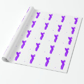 Papier Cadeau Violet violet Golf (Déroulé)