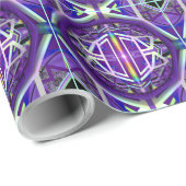 Papier Cadeau Violet W3 (Coin rond)