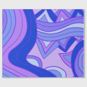 Papier Cadeau Violets Groovy (Plat)