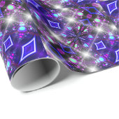 Papier Cadeau Violette lumineuse (Coin rond)