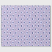Papier Cadeau Violettes douces (Plat)