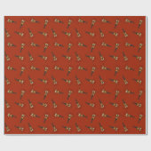 Papier Cadeau Violon drôle mignon (Plat)