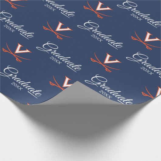 Papier Cadeau Virginia Cavaliers | Graduation (Coin)
