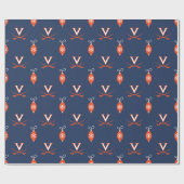 Papier Cadeau Virginia Cavaliers | Vacances (Plat)