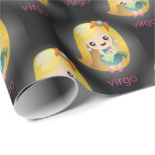 Papier Cadeau virgo kawaii (Coin rond)