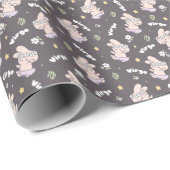 Papier Cadeau Virgo Loppi Tokki Bunny Série Zodiac Motif II (Coin rond)