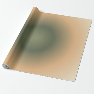Papier Cadeau Virgo Zodiac, Vert Brown Aura dégradé