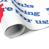 PAPIER CADEAU VIRUS CORONA (Coin rond)