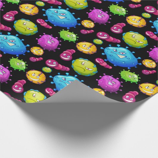 Papier Cadeau Virus mignons (Coin)