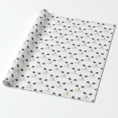 Papier Cadeau Visage de chat Perse blanc (Déroulé)