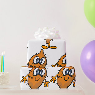 Papier Cadeau Visage de pomme de terre