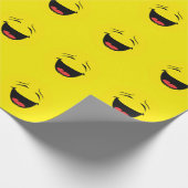 Papier Cadeau Visage de rire drôle Emoticon cadeau (Coin)