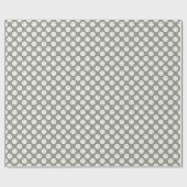 Papier Cadeau Visages heureux gris (Plat)