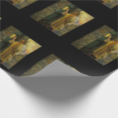 Papier Cadeau Visitation à Dawn Jesus frappe sur une porte rusti (Coin)