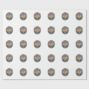 Papier Cadeau Visitez le pays de la liberté Patriotique Patrioti