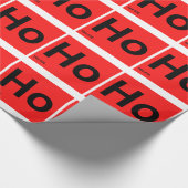 Papier Cadeau Vitesse de Noël de HoHoHo (Coin)