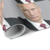 Papier Cadeau Vitesse de Vladimir Poutine (Coin rond)