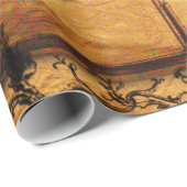 Papier Cadeau Vitesses grunges de Steampunk (Coin rond)