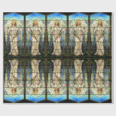 Papier Cadeau Vitrail Angel (Plat)