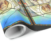 Papier Cadeau Vitrail Angel (Coin rond)