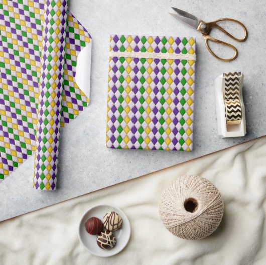 Papier Cadeau Vitrail Harlequin (Artisanat)