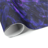 Papier Cadeau Vitre violet Abstraite fête d'anniversaire (Coin rond)