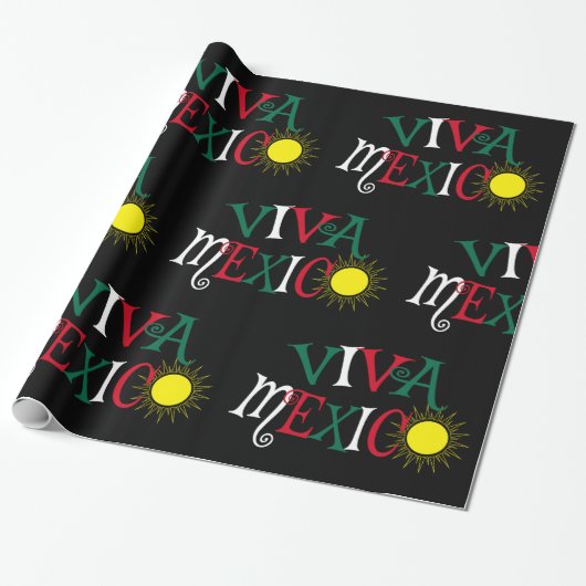Papier Cadeau Viva Mexico (Déroulé)
