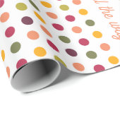 Papier Cadeau Vive le son du grelot -  (Coin rond)