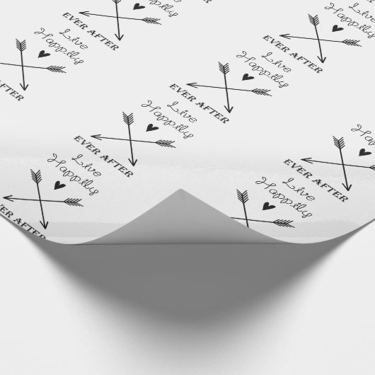 Papier Cadeau Vivez Heureusement Après (Coin)