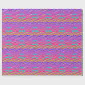 Papier Cadeau Vivid Rose I Love Brazil. (Plat)