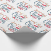 Papier Cadeau Vivre Cette Vie Plus Gaie. Idées de design dominan (Coin)