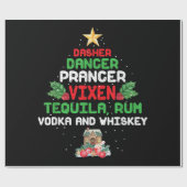 Papier Cadeau Vixen Tequila Whiskey (Plat)