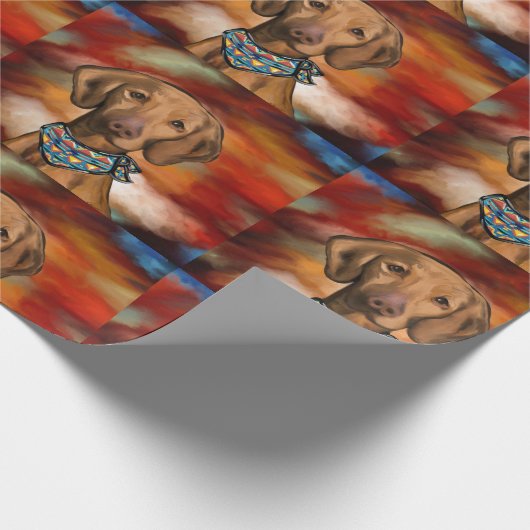 Papier Cadeau Vizsla (Coin)