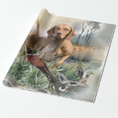 Papier Cadeau Vizsla, Art (Déroulé)