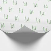 Papier Cadeau Voeux de bien-être (Coin)