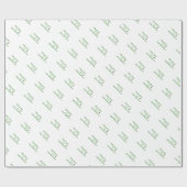 Papier Cadeau Voeux de bien-être (Plat)