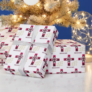 Papier Cadeau Voeux de Noël