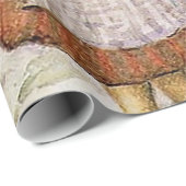 Papier Cadeau “Vœux de Noël” par Beatrix Potter (Coin rond)