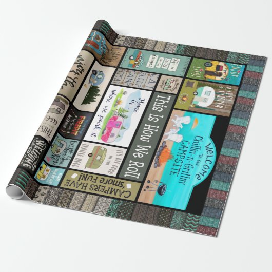 Papier Cadeau Voici comment nous roulons (Déroulé)