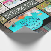 Papier Cadeau Voici comment nous roulons (Coin)